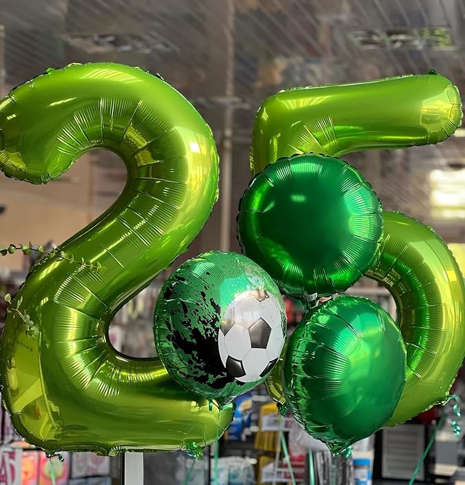 Light Green 6 Balloon, Number Balloons 40 Inch, 6th Balloons for Birthday Decorations, Light Green Party Supplies 6 Birthday Balloon, Number 6 Balloon