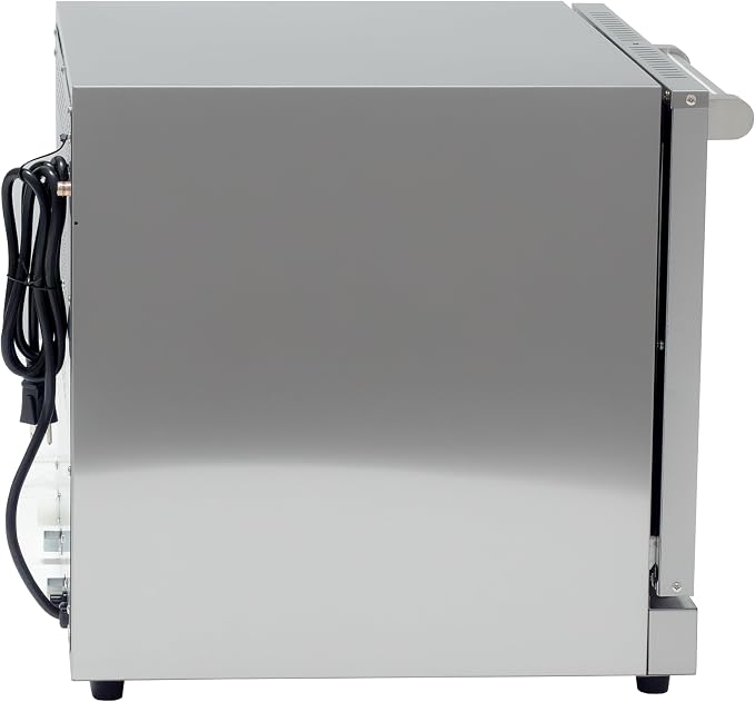 Kratos Commercial Oven, Half Size Countertop Electric Convection Oven with Steam Control, Stainless Steel, 208/240V (29M-059)