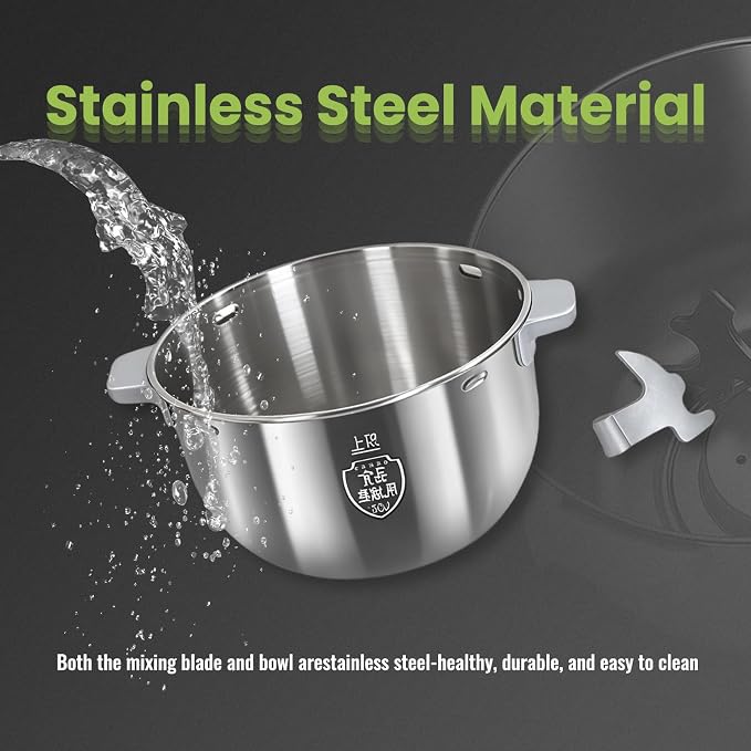 7L/7.37qt Dough Maker with Ferment Function, Electric Dough Maker, Kitchen bread kneading machine pizza dough maker, for Bread Pizza Dumpling Dough (7L)