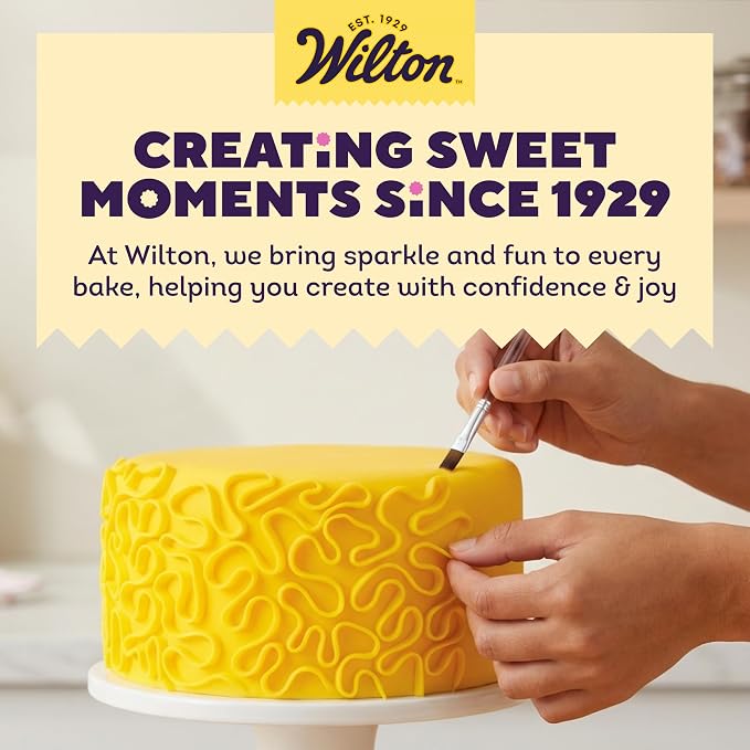 Wilton Dab-N-Hold Edible Adhesive - Clear Food Glue - Baking Accessory for Cake Decoration, Fondant, Sugar Sheets & Icing Decorations - Easy-to-Use - 2 fl oz