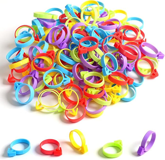 120 PCS Icing Bag Ties, Silicone Pastry Bag Ties Reusable Piping Bags Tie Decoration Bags Clips for Cookies Cupcakes Pastry Baking Supplies Seal (5 Colors)