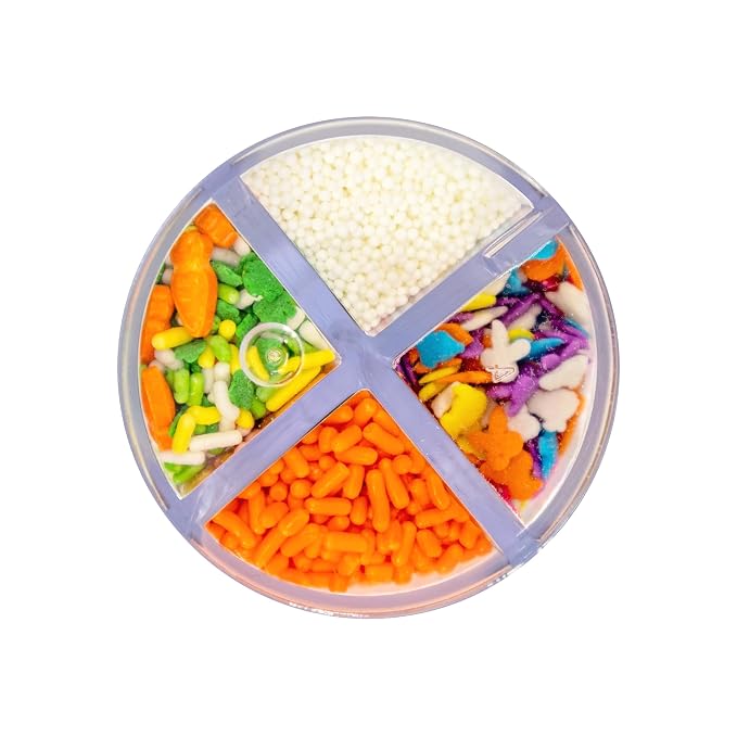 Mystic Sprinkles 4 Cell Sprinkle Assortments (Bunny Fields, Petite)
