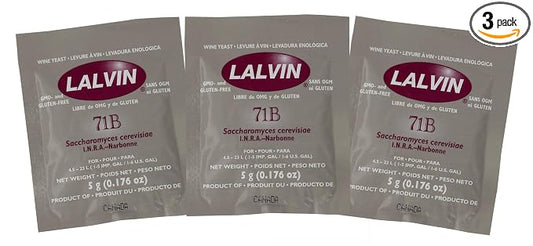 Lalvin 71B-1122 Yeast (Тhree Pаck)