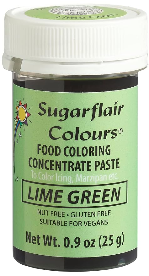 Sugarflair Food Coloring Concentrate Paste, 25 Grams Lime Green