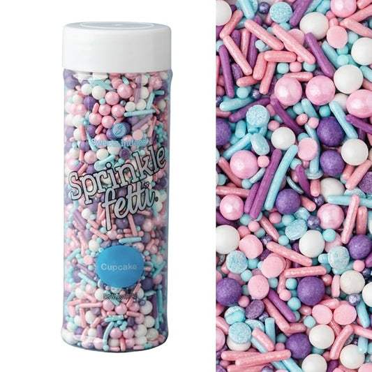 Sweets Indeed Sprinkles, Cupcake Edible Sprinkle Mix, Perfect for Cake Decorations, Baking, Ice Cream, Cookies, Cupcake Topper