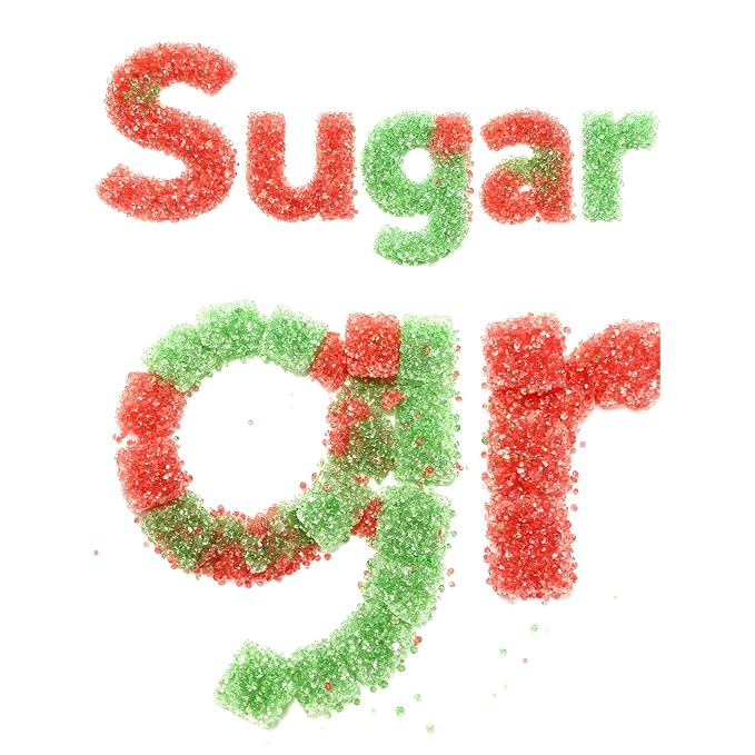 Edible Red and Green Sanding Sugar Sprinkles 142g/ 5.01oz Christmas Themed Sanding Sugar for Baking and Decorating Topping Cake Cookie Cupcake Topper Ice Cream Supplies
