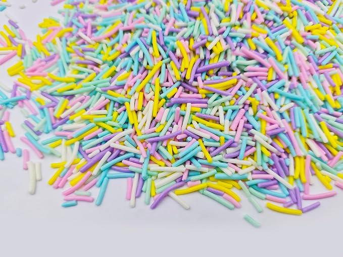 Edible Easter Jimmies Sugar Sprinkles for Cake Decorating, Baking, Ice Cream, Cookies, Cupcake Topper Decorations,4.23oz