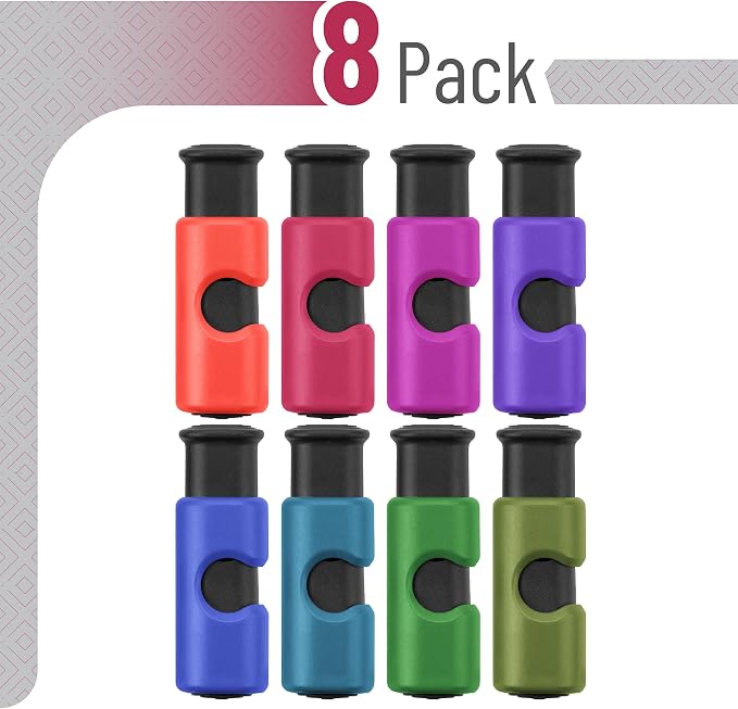 Mr. Pen- Squeeze and Lock Bread Bag Clips, 2.4 Inch, 8 Pack | Multicolor Squeeze Lock Clips, Reusable Bag Closures for Bread, Snacks, Coffee, Food Storage, Fits Thick and Thin Bags