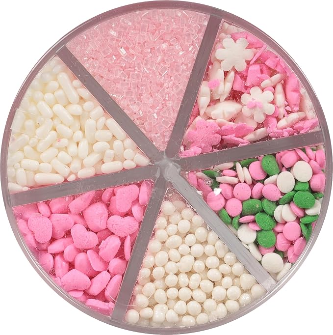 Betty Crocker 6-Cell Sprinkles Pretty in Pink, 6.7 Oz