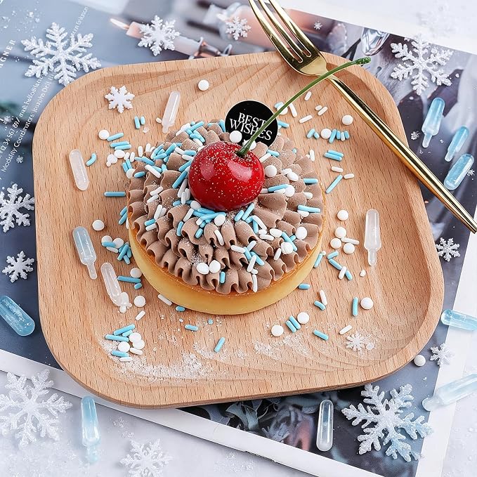 Winter Blue Sprinkles Edible for Baking, Mix For Cupcakes Decorations
