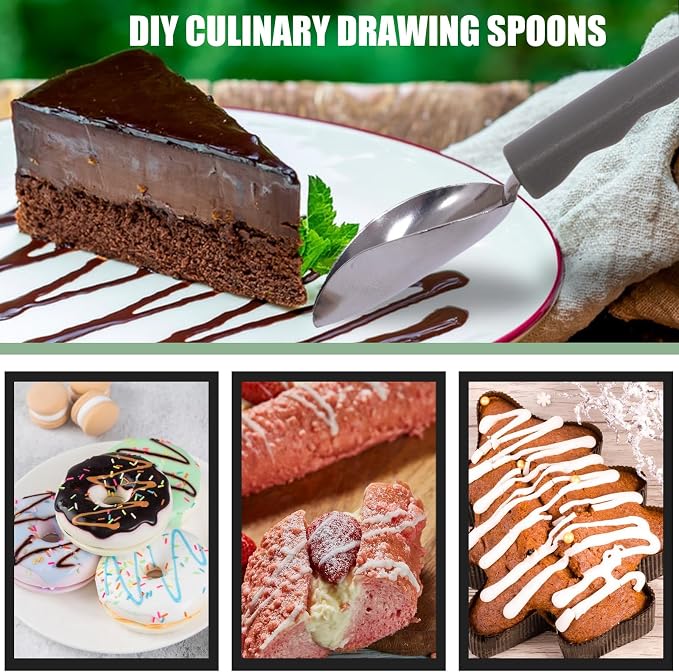 Cake Pop Kit Including 200 pcs 6 inch Lollipop Sticks and 200 pcs Clear Wrappers, 15 hole Clear Acrylic Display Stand, 1 pcs Metal Baller Scoop, 1 pcs Culinary Decorating Scooper, Gold Twist Ties