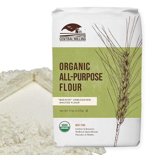 100% Organic All-Purpose Flour - Flour for Baking - 5 Pounds