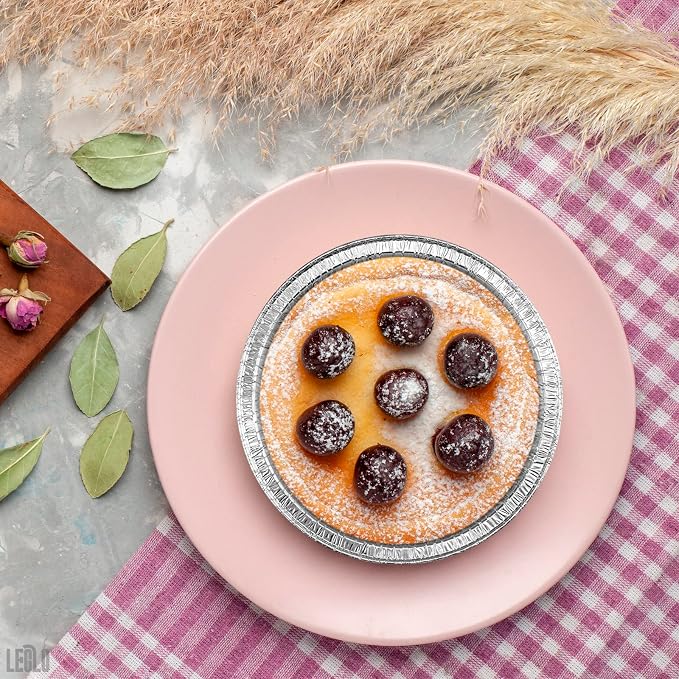 100 Pcs Disposable Egg Tart Tins - 3" Aluminum Mini Pie Tins, Durable Material, Easy to Use & Oven Safe, Moisture & Odor Resistant for Spring Holiday Baking & Pot Pies, Great Easter Gifts for Bakers