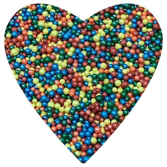 COOL MOM SPRINKLES Primary Color Nonpareils Sprinkles (4 oz.) – Themed Birthday Sprinkles for Decorating Cakes, Cupcakes, Cookies & Desserts – Mixed in the USA/Gluten-Free (Primary Color Nonpareils)