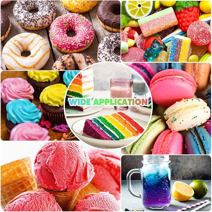 Gel Food Coloring - Vibrant Gel Food Coloring for Baking, Cake Decorating, Easter Egg - Concentrated Flavorless Edible Food Color Dye for Icing, Fondant, Drinks, Cookie, DIY Crafts - 4.5 oz (Orange)