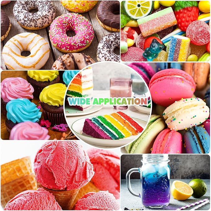 Gel Food Coloring - Vibrant Gel Food Coloring for Baking, Cake Decorating, Easter Egg - Concentrated Flavorless Edible Food Color Dye for Icing, Fondant, Drinks, Cookie, DIY Crafts - 4.5 oz (Green)