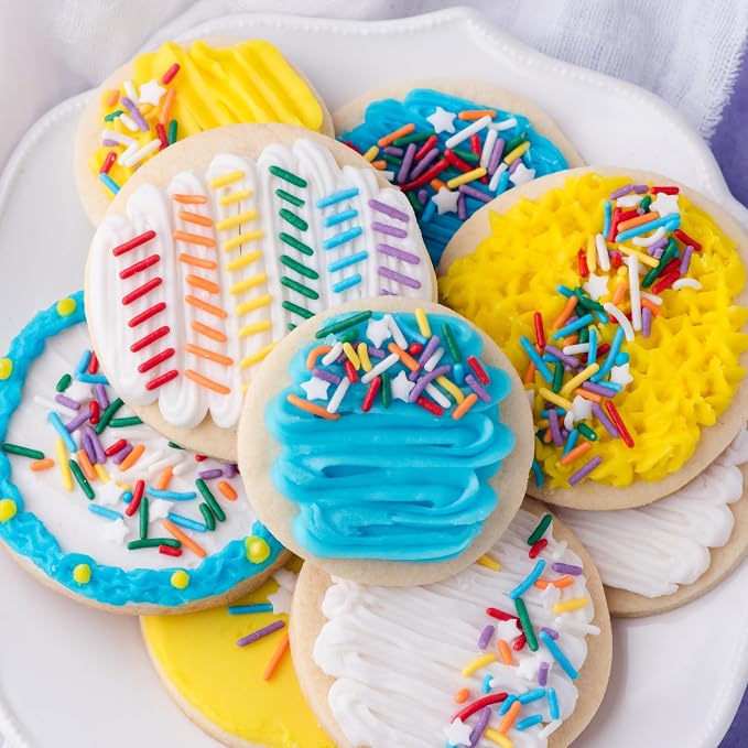 Sweets Indeed, Bulk Sprinkles, 1.3 pounds, Sprinkle Mix, Perfect for Cake Decorations, Baking Ice Cream Cookies Cupcake Topper (Rainbow Jimmies)