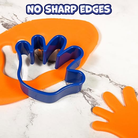 READY 2 LEARN Dough Roller and Cutters | Set of 17 | Dough Tools for Kids Ages 18m+ | Arts and Crafts Supplies for Toddlers | Roll, Cut, Mold and Play