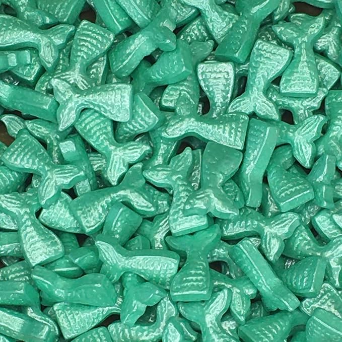 COOL MOM SPRINKLES Teal Mermaid Tail Sprinkles (4 oz.) – Themed Sprinkles for Decorating Birthday Cakes, Cupcakes, Cookies & Desserts – Mixed in the USA/Gluten-Free (Teal Mermaid Tail)