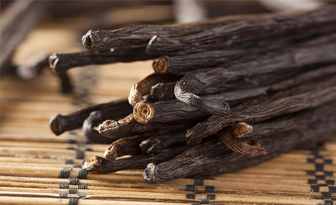 10 Organic Madagascar Vanilla Beans - Whole Grade B Pods for Baking, Homemade Extract, Brewing, Coffee, Cooking