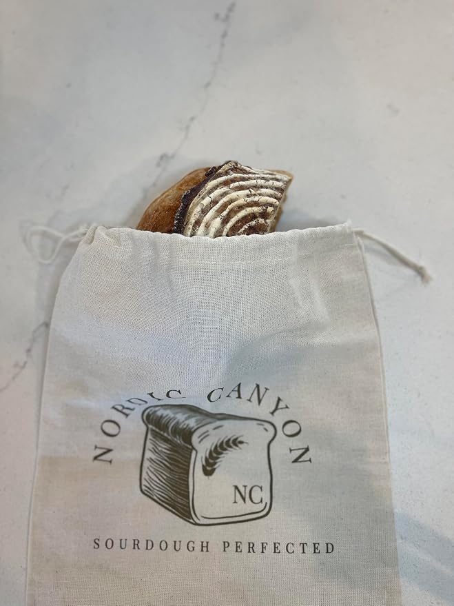 Sourdough Proofing & Storage Bag – Reusable Cotton-Linen Proofing Aide & Bread Storage Sack for Artisan Loaves (24–72 hr Freshness) (Linen)