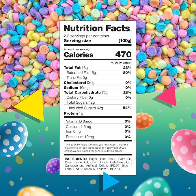 Pastel Sprinkles for Cake Decorating and Baking, 8 Oz Bag | Dessert Toppers for Cupcakes and Cookies