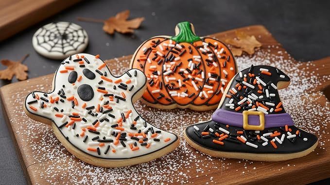 NCS Cincinnati Game Day Orange, Black & White Jimmies Edible Sprinkles – Cupcake, Cake & Cookie Decorations, 7 oz