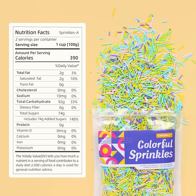 Easter Sprinkles for Cake Decorating St. Patricks Edible jimmies Sprinkles Green Spring pastel Sprinkles for Cake Cookie Cupcake Toppers Ice Cream Jimmies Decorations 7 ounce
