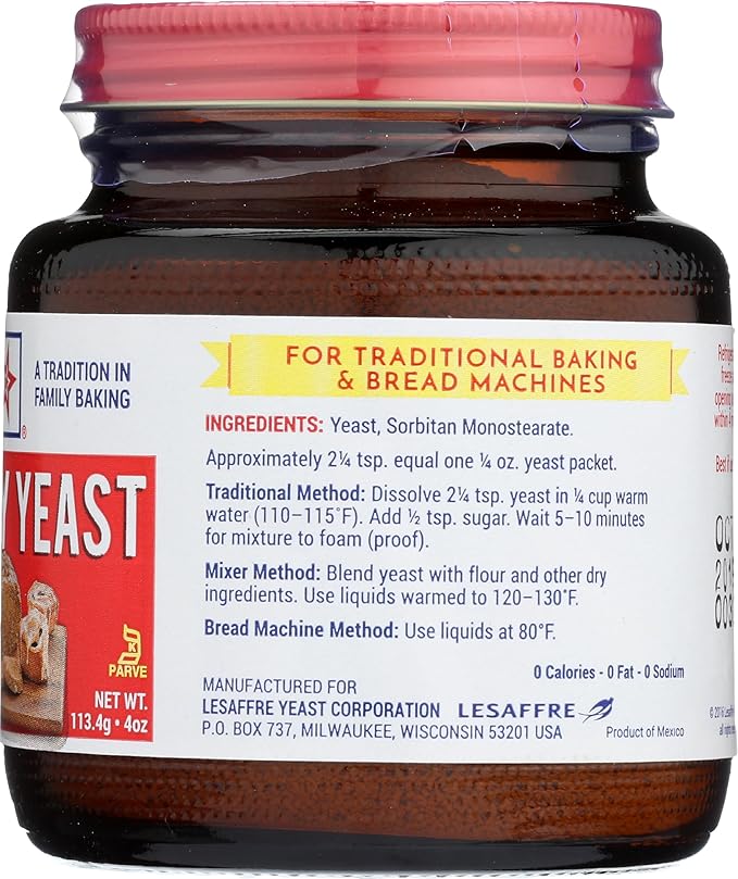 Red Star, Active Yeast Gluten Free, 4 Ounce