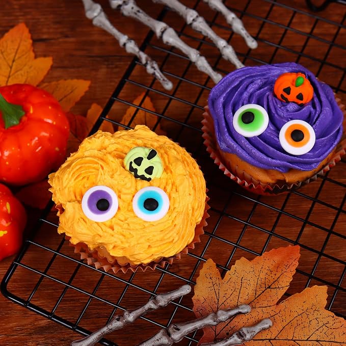 Halloween Sprinkles for Cake Decorations 7ounce, Colorful Eyeballs for Cupcake Topper, Edible Eyes Candy for Ice Cream, Cookie, Perfect for Halloween Dessert (Halloween Spooky Eyeball)