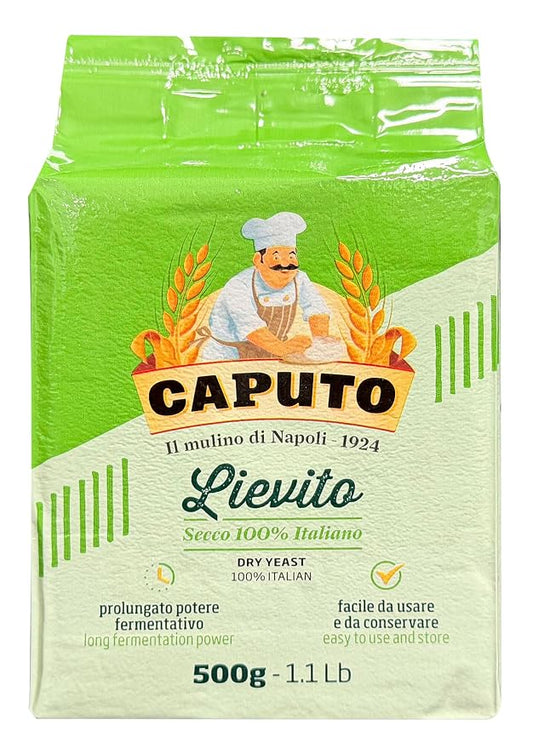 Antimo Caputo Lievito Active Dry Yeast 1.1 LB Pack Large - 17.63 Oz - Made in Italy - Perfect with 00 Flour for Bread, Pizza, and Pastries