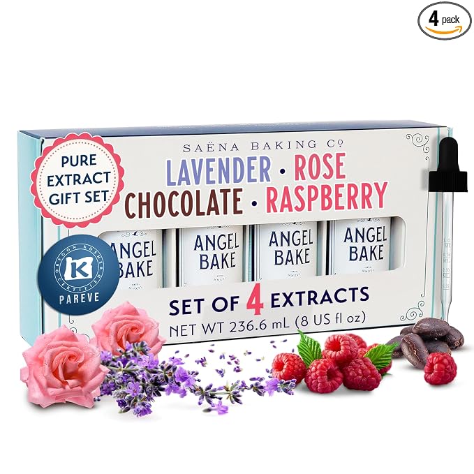 Angel Bake Pure Bulgarian Lavender Extract, Gift Set