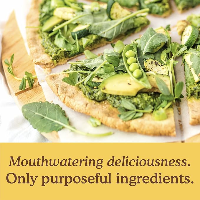 Simple Mills Almond Flour Baking Mix, Cauliflower Pizza Dough - Gluten Free, Vegan, Plant Based, 9.8 Ounce (Pack of 2)