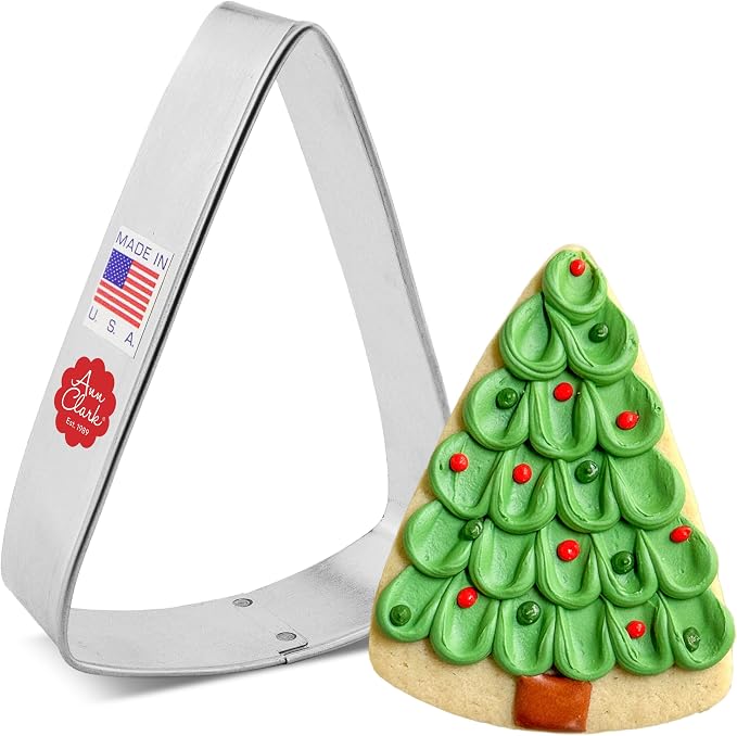 Triangle Wedge Cookie Cutter, 3.68" Made in USA by Ann Clark Cookie Cutters