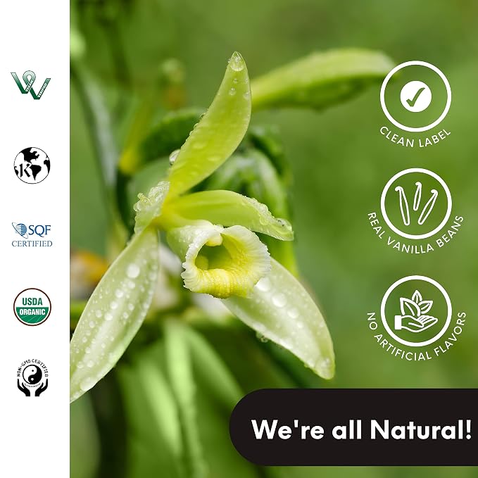 Native Vanilla - Organic Vanilla Flavor Non Alcoholic - 4 Fl Oz - Perfect for Cooking and Baking, and Dessert Crafting
