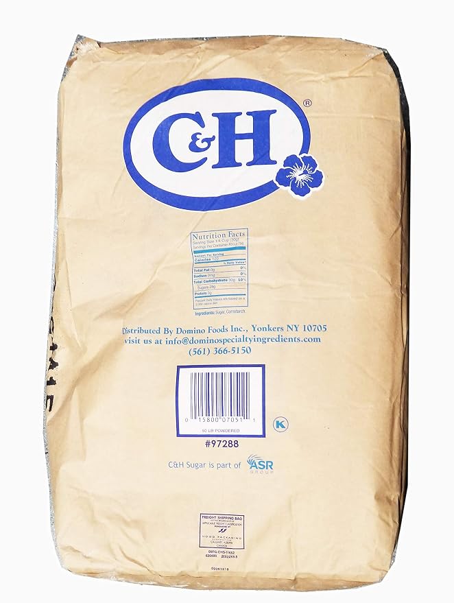 C&H Powdered Sugar 50 Lb
