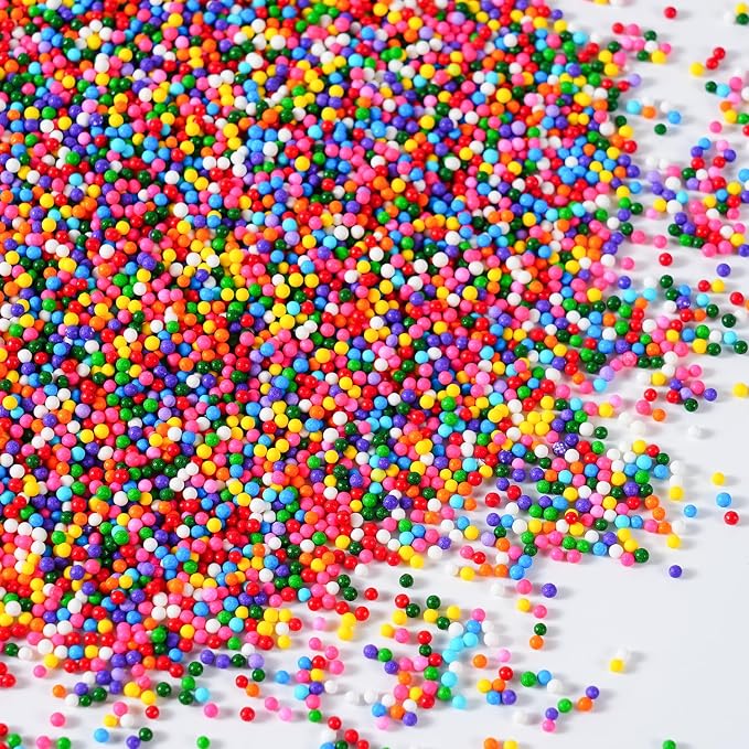 Rainbow Sprinkles Bulk for Baking 7 oz - Rainbow Nonpareils Sprinkles 2mm Pearls for Baking Cookies, Cakes, Cupcakes, Ice Cream, Chocolate | Perfect for Birthday Christmas Parties & Celebrations