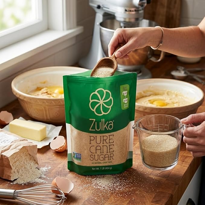 Zulka Azucar Morena Pure Cane Sugar 1lb