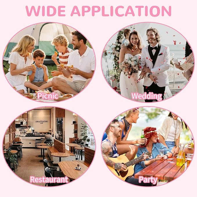 YEXEXINM 100 Pack Paper Charcuterie Boxes with Clear Lids, Disposable Kraft Sandwich Boxes Food Containers To Go Mini Treat Box for Bakery, Desserts, Sushi, Fruits, Cookies, Valentine Boxes (Pink)