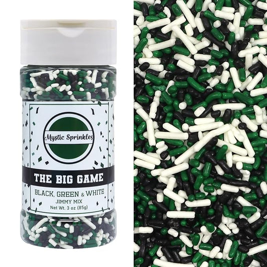 Mystic Sprinkles The Big Game Jimmy Mix 3oz Bottle (Black, Green & White)