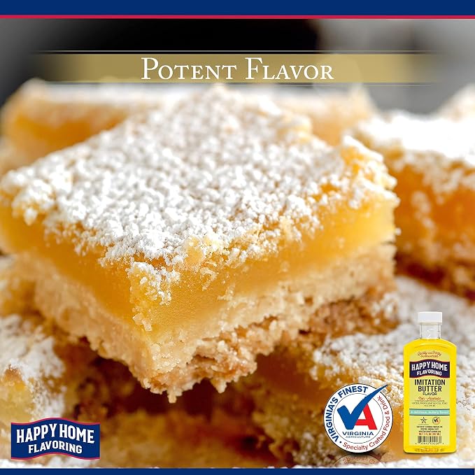 Happy Home Imitation Butter Flavoring, Non-Alcoholic, Certified Kosher, 7 oz.