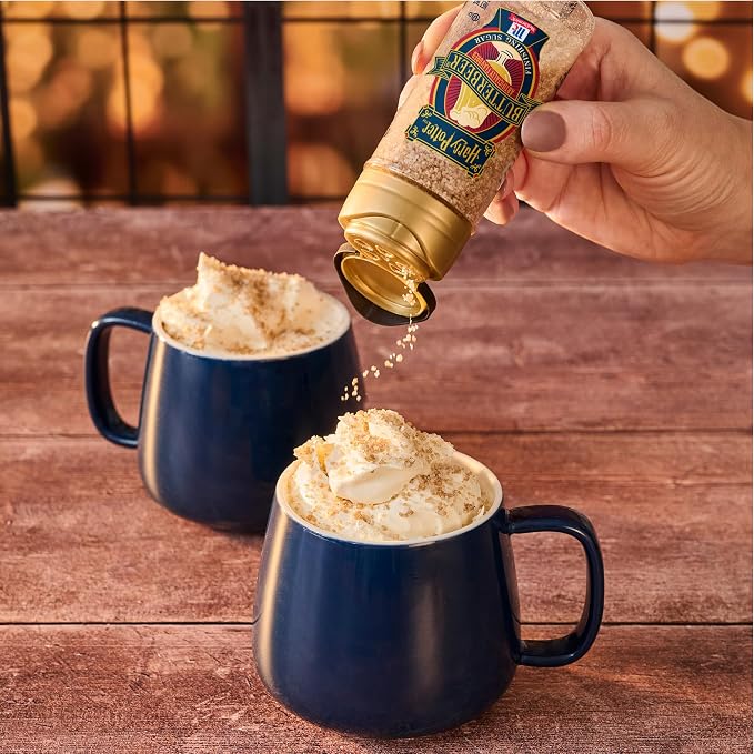 McCormick Harry Potter Finishing Sugar, Butterbeer, Limited Edition, Buttery Sweetness of Toffee, Sprinkle on Baked Goods or Use as a Rimming Sugar on Beverages, 2.93 oz (Pack of 2)