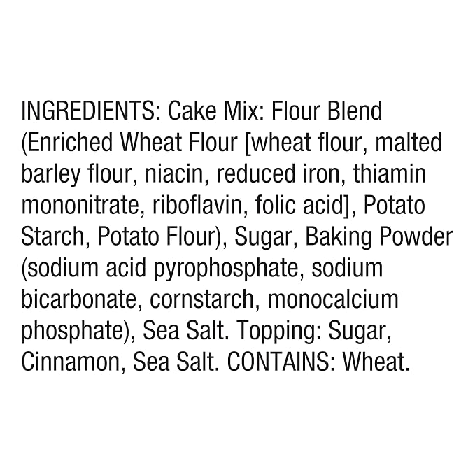 Bob's Red Mill Cinnamon Swirl Coffee Cake Baking Mix - 18.5 oz Bag (Pack of 4) - Simple Clean Ingredients, Homemade Taste, Non-GMO