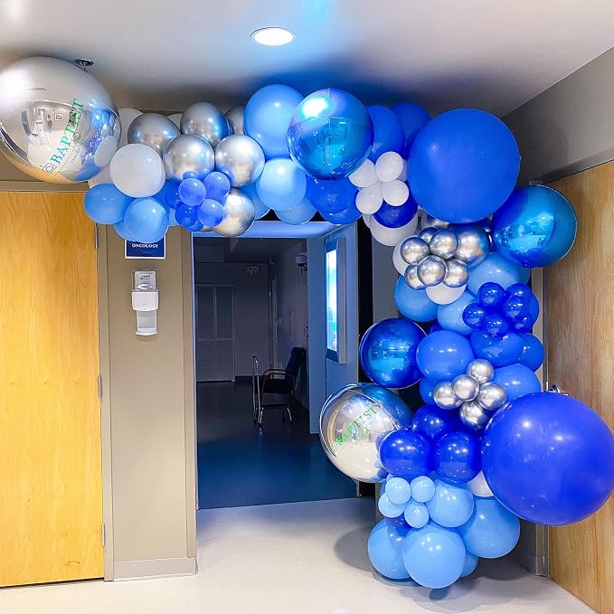 Voircoloria Royal Blue Balloons, 66pack 12inch Blue Latex Party Balloons for Graduation, Wedding, Birthday, Baby Shower, Gender Reveal, Anniversary Party Decorations