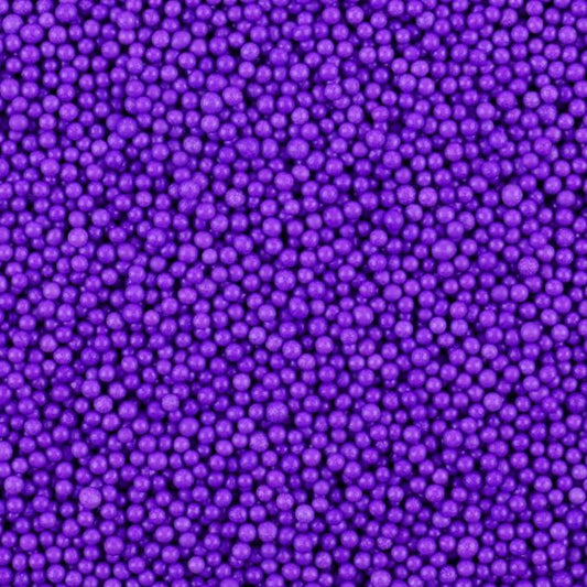 Purple Nonpareils Sprinkles - 2mm Edible Mini Pearl Sprinkles for Cake Decorating, Cupcake, Cookie, Baking, Donuts, Ice Cream Toppings, Wedding Party Supplies 130g/4.58oz