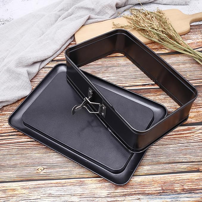 1 Nonstick Carbon Steel Springform Cake Pan Leakproof Design Oven Dishwasher Safe Baking for Desserts & Cheesecakes Nonstick Baking Pan with Locking Clasp