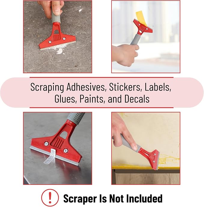 Bates- Replacement Scraper Blades, 4 Inch, 100 pcs, Scraper Blades, Floor Scrapper Blade, Replacement Razor Blades, Carbon Steel Razor Blades, Paint Scraper Blades, 4 Inch Scraper Blades