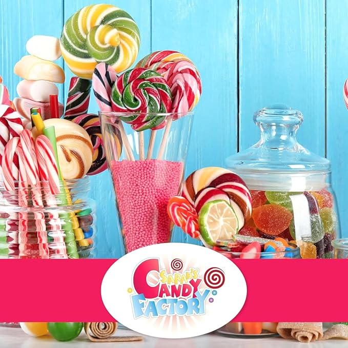 Sarah's Candy Factory Rainbow Assorted Colorful Sprinkles Bulk 2.2 Pounds | Kosher Holiday Jimmies - Assorted for Baking Toppings for Cookies, Cakes, Cupcakes, and More in Bag