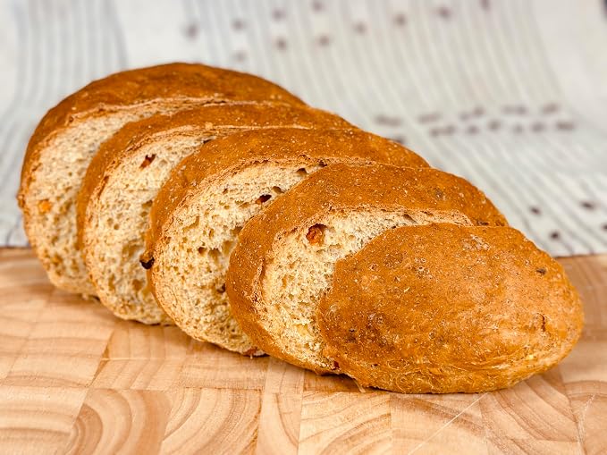 Molibake Vegetable Bread Mix – Pack of 2 – 15 oz – Savory Baking Mix with Carrots, Onion, Garlic & Paprika – All-Natural Artisan Mix for Bread Machine and Oven – Garden-Inspired Flavor – Easy-to-Use Homemade Baking Mix