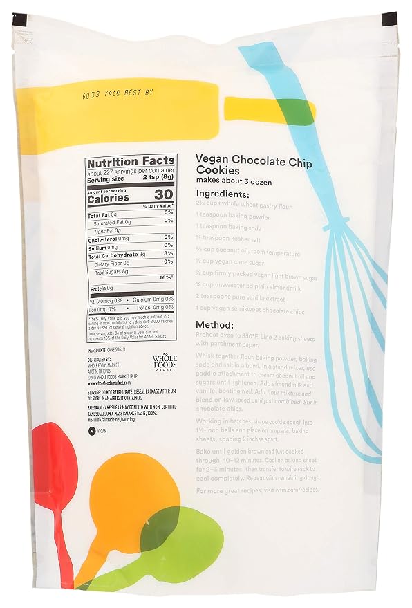 365 by Whole Foods Market, Cane Sugar, 64 Ounce (Pack of 2)